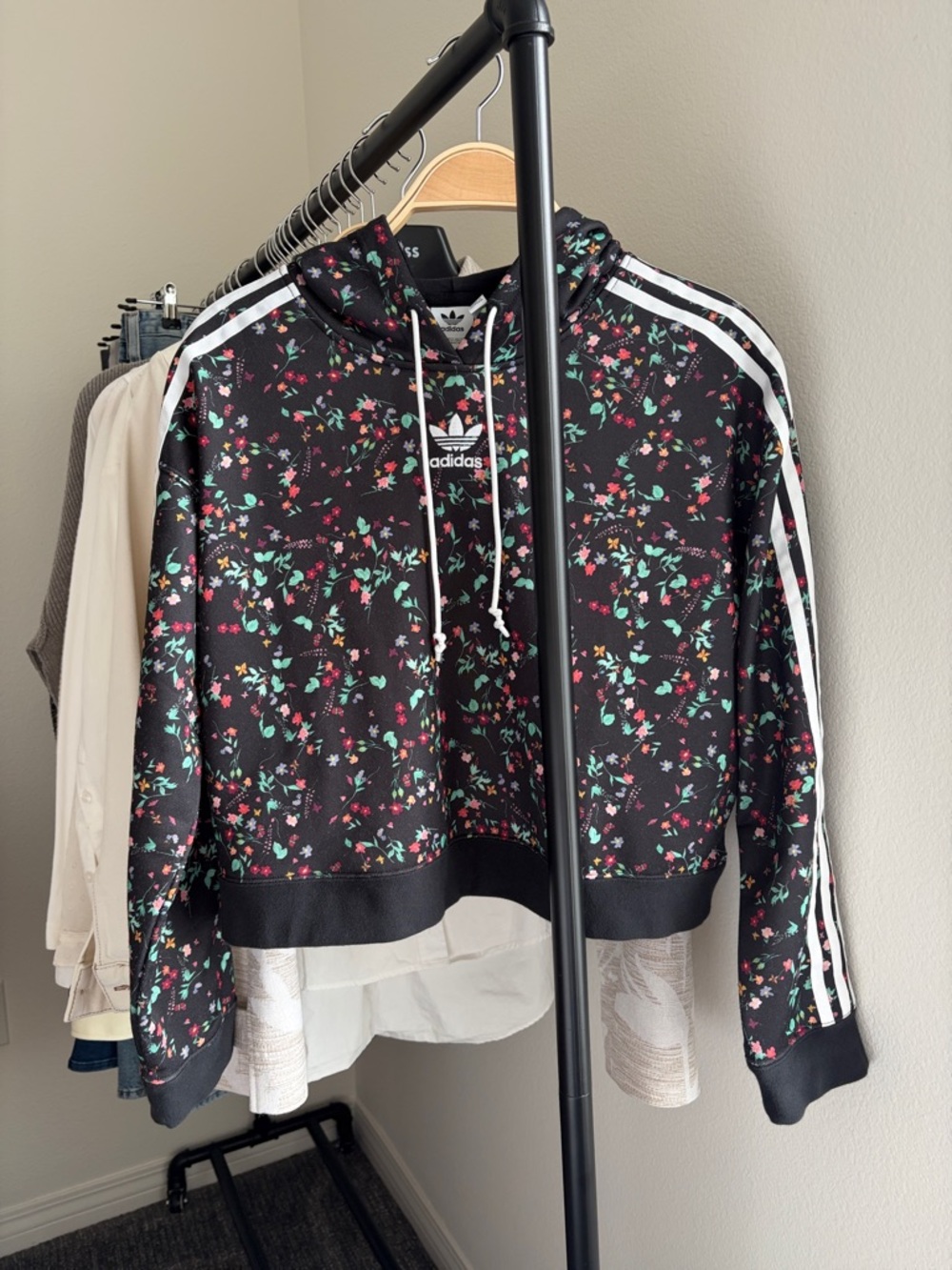 Adidas Cropped Hoodie